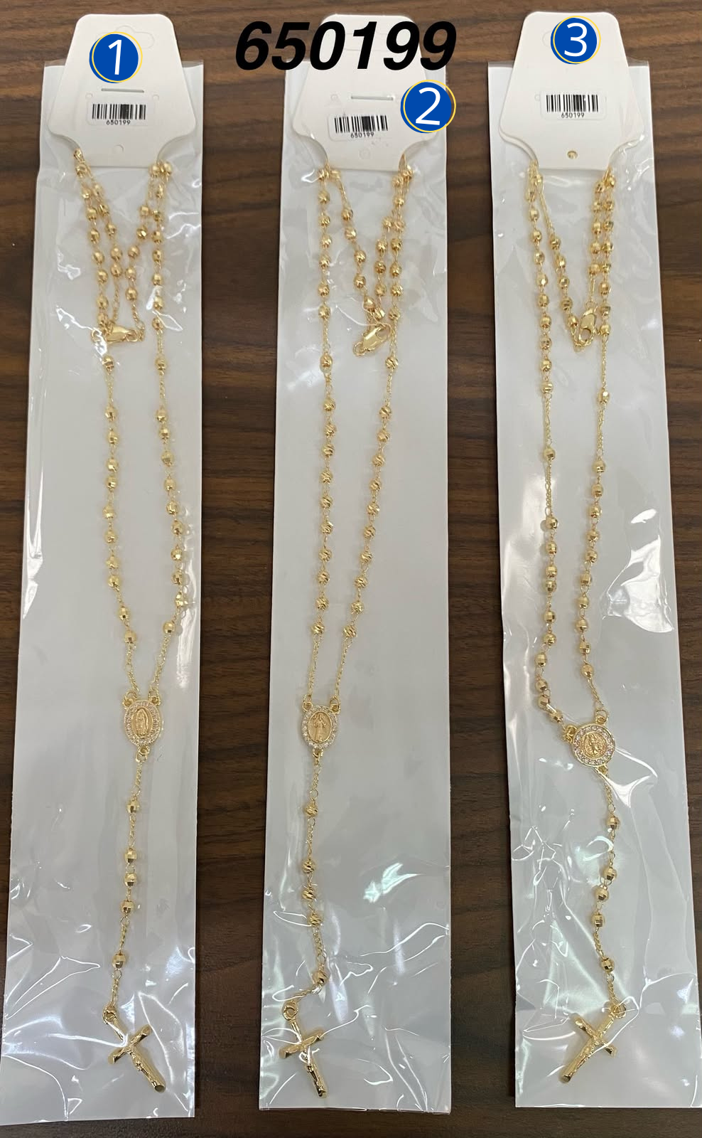 [08/JUNI/26] Rosarios Dorados M2 Oro Laminado