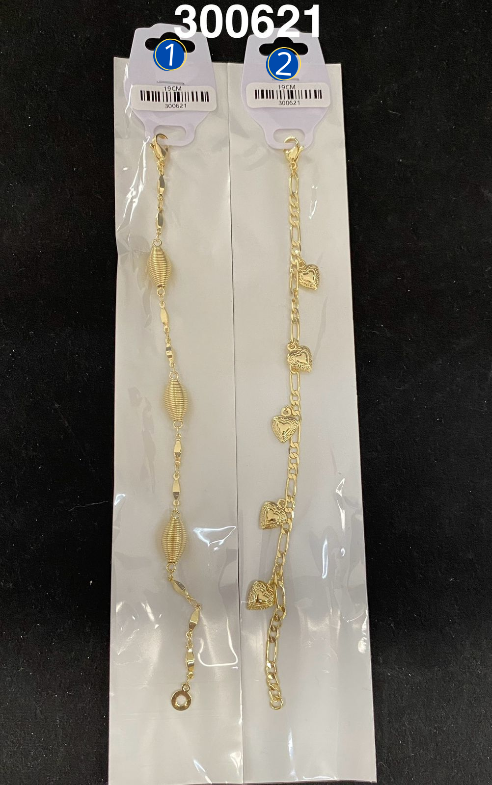 Pulsera Dorada de 19 cm M11 Oro Laminado