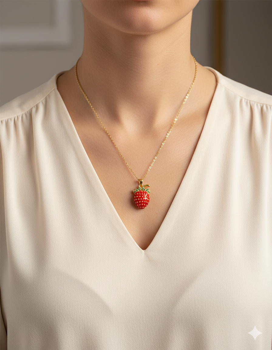 Collar de Fresa - M42 Oro Laminado