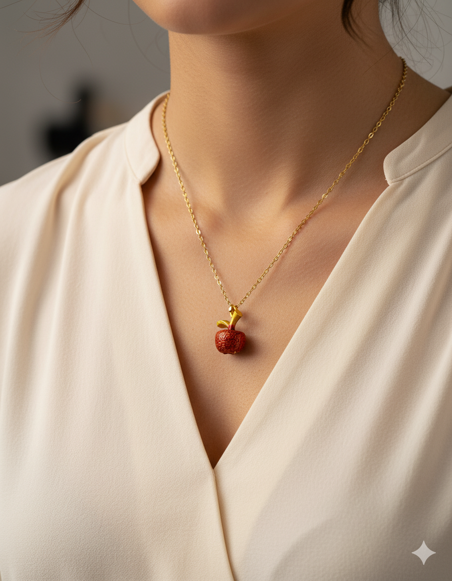 Collar de Manzana - M21 Oro Laminado