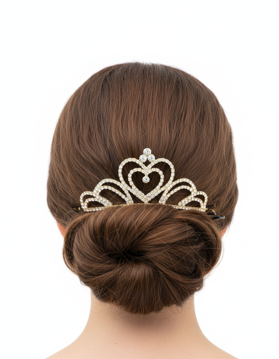 Tiara Dorada M80 Oro Laminado
