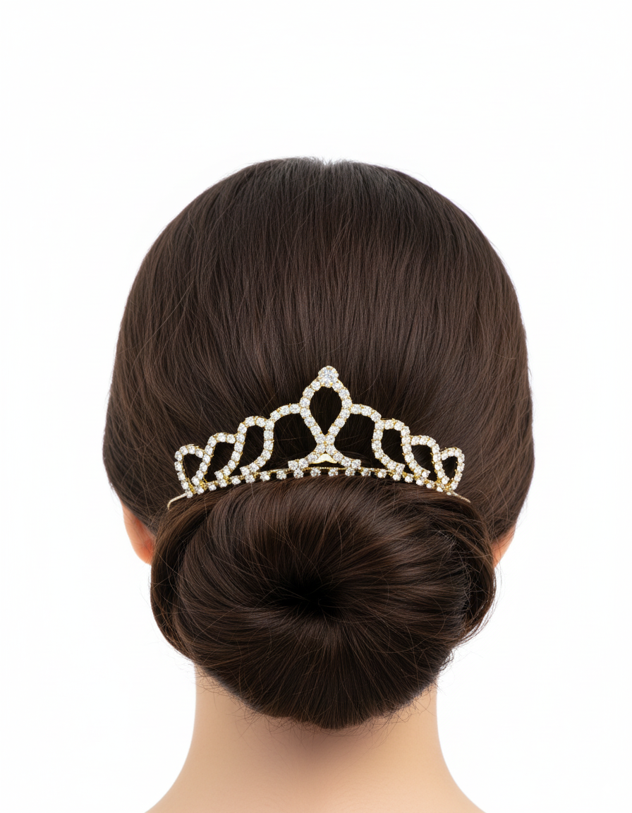 Tiara Dorada M81 Oro Laminado