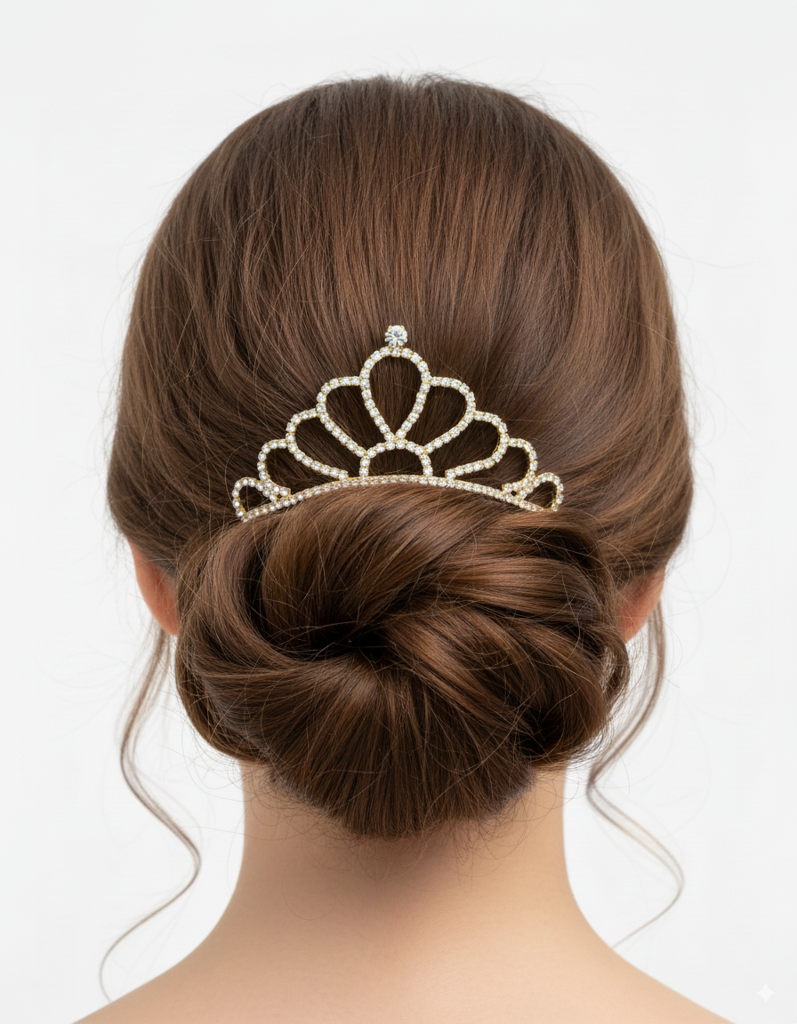 Tiara Dorada M82 Oro Laminado