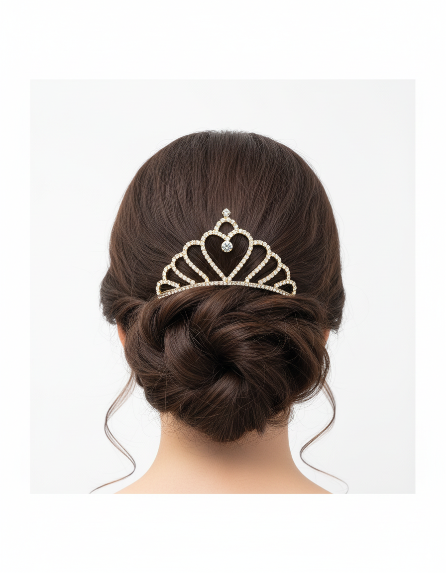 Tiara Dorada M83 Oro Laminado