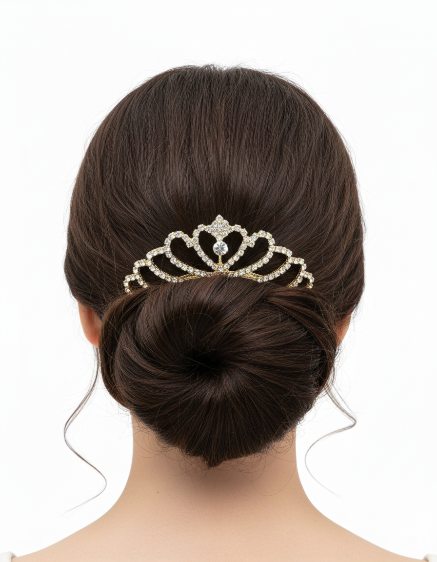 Tiara Dorada M91 Oro Laminado