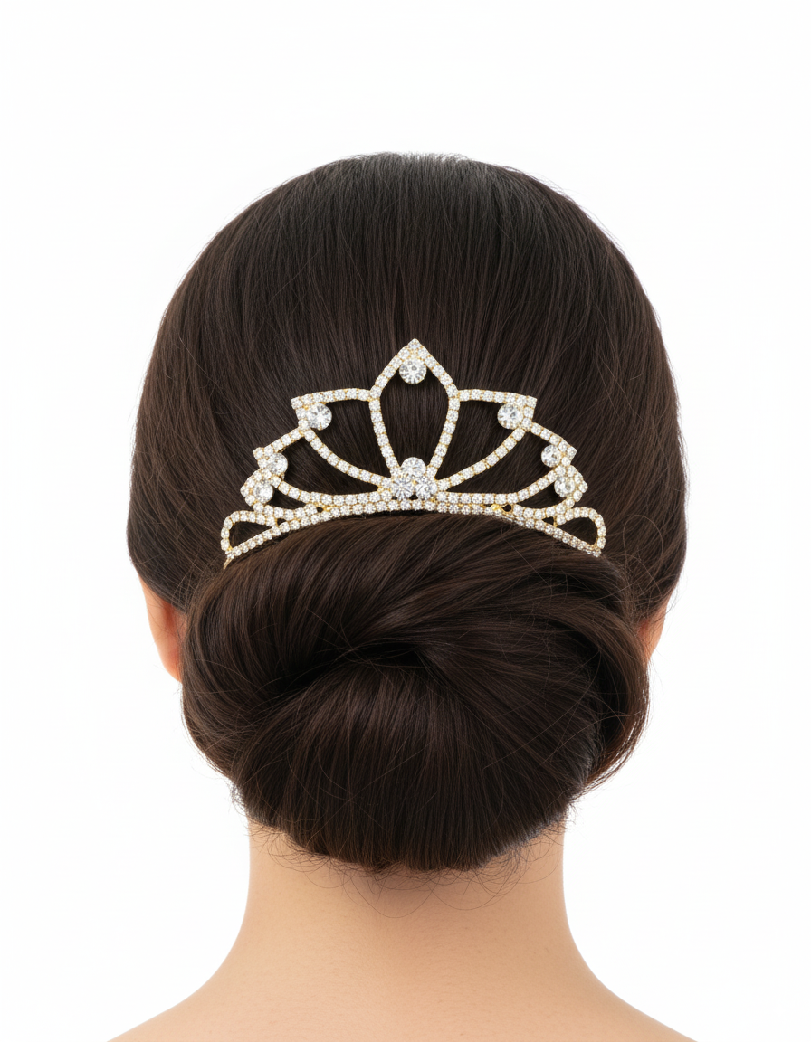 Tiara Dorada M92 Oro Laminado
