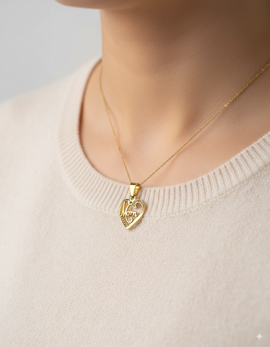 Dije de Corazon M19 - Oro Laminado