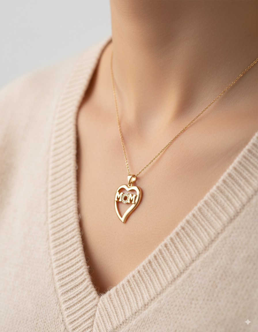 Dije de Corazon M86 - Oro Laminado