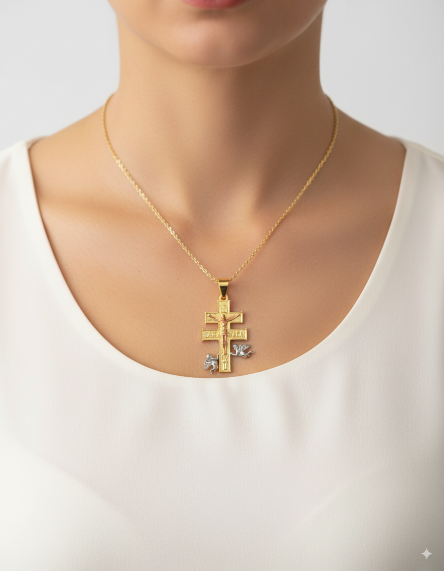 Dije de Cristo M117 - Oro Laminado