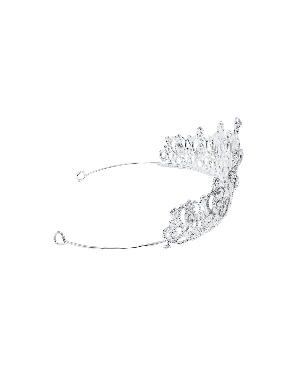 Corona Plateada de Diadema con piedras  - M52 Oro Laminad