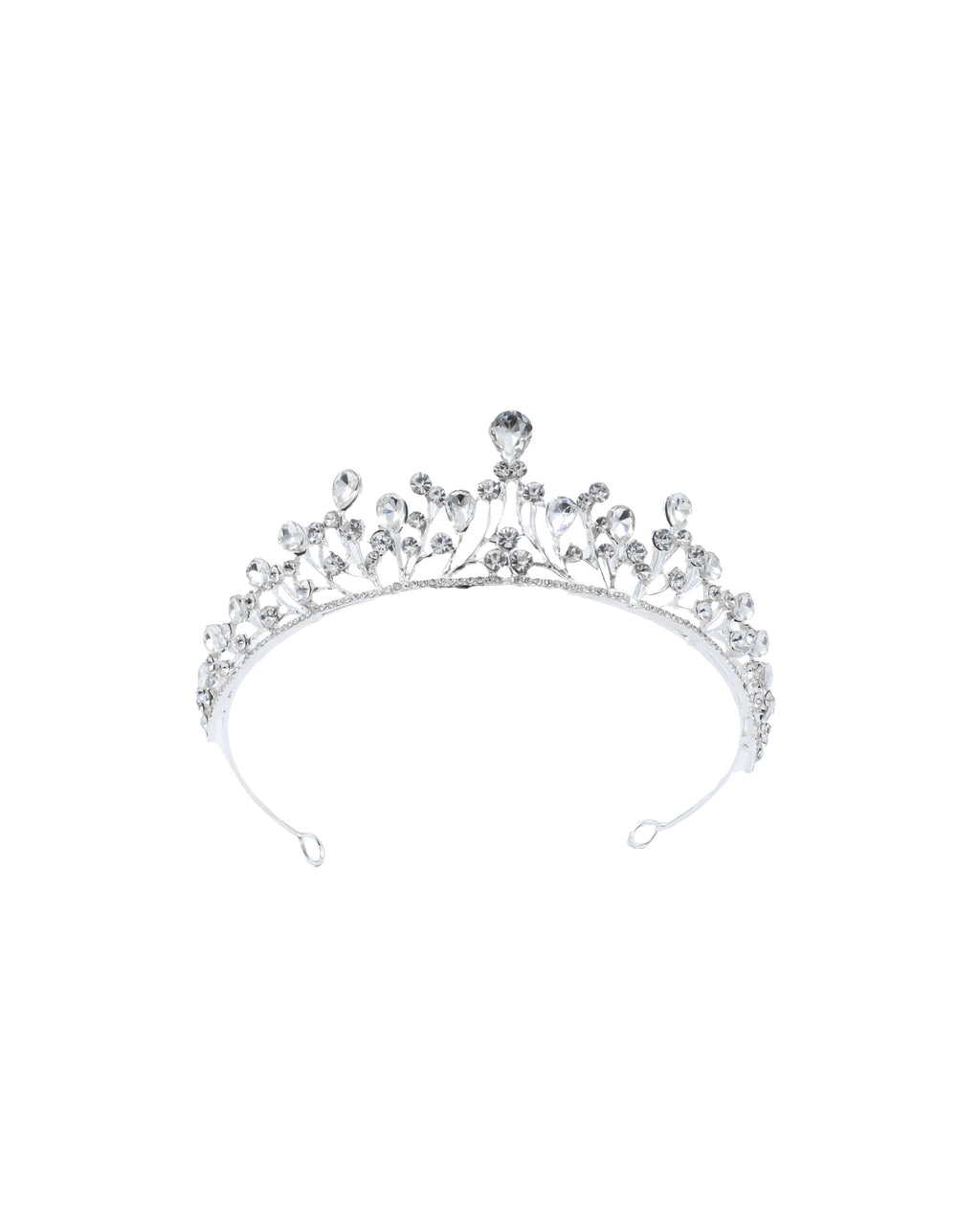 Corona Plateada de Diadema con piedras  - M53 Oro Laminad