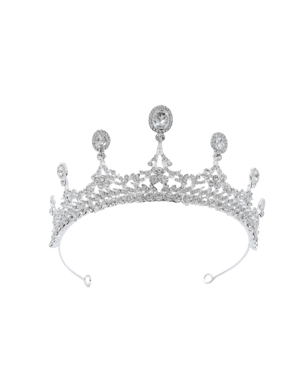 Corona Plateada de Diadema con piedras  - M55 Oro Laminad
