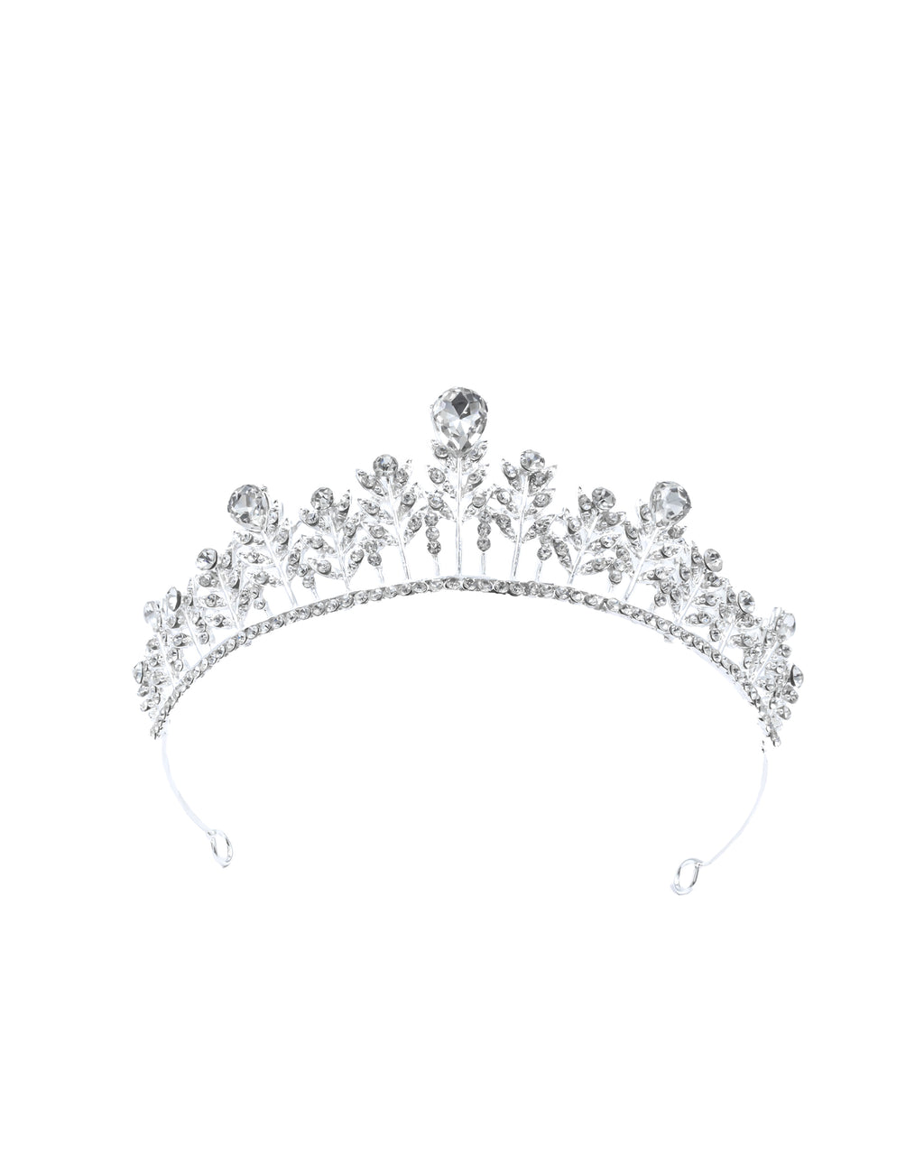 Corona Plateada de Diadema con piedras  - M58 Oro Laminad