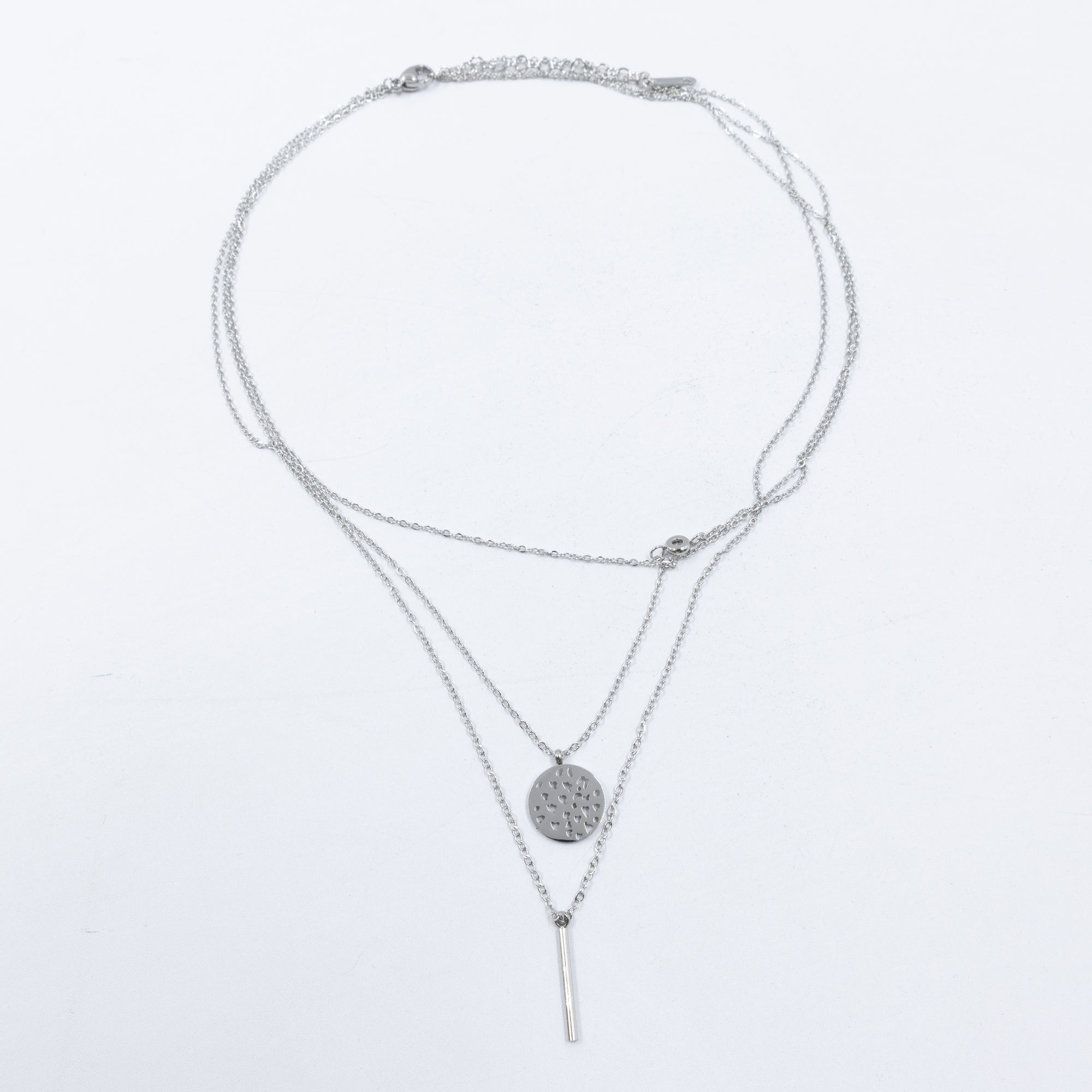 Collar Xuping Plateado M18 Oro Laminado 23/02/26