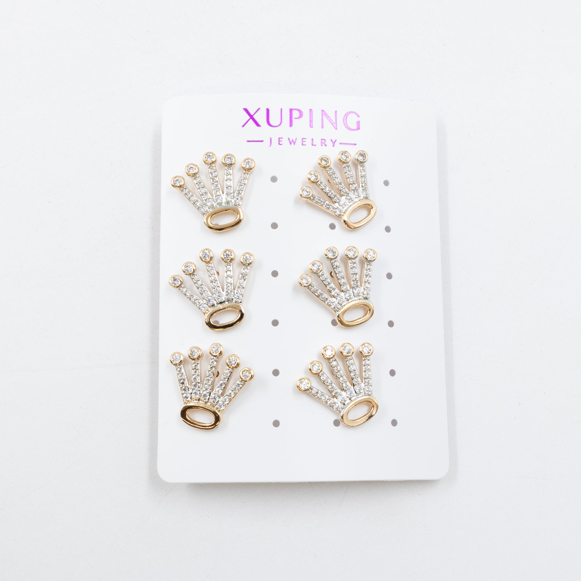 Paquete de 3 pares de aretes Xuping M9 Oro Laminado