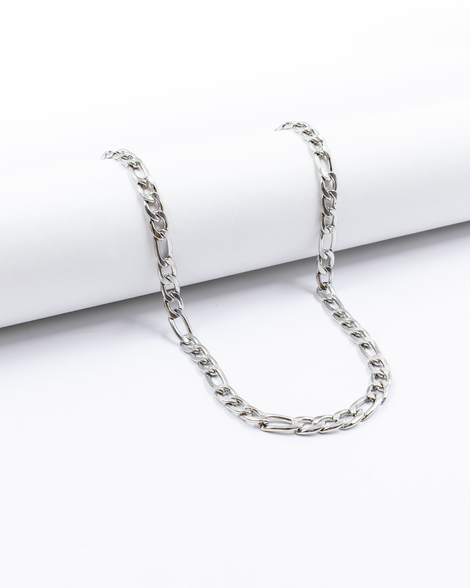 Cadenas Larga de Eslabon Plateada M6 Acero Inoxidable