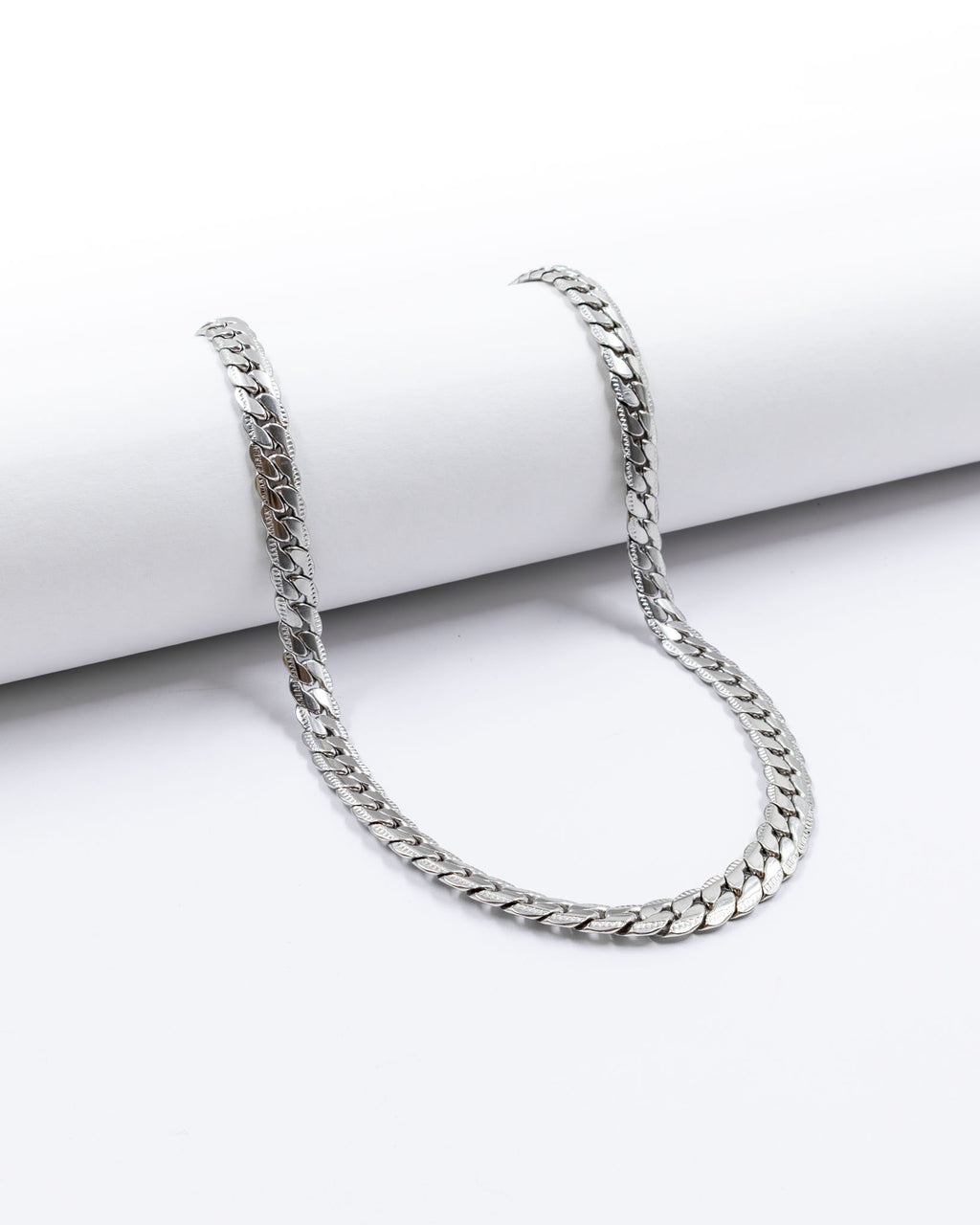 Cadenas Larga de Eslabon Plateada M9 Acero Inoxidable