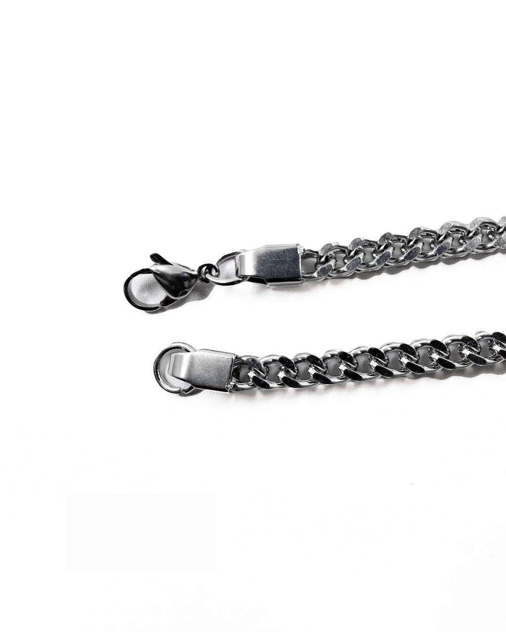 Cadenas Larga de Eslabon Plateada M13 Acero Inoxidable
