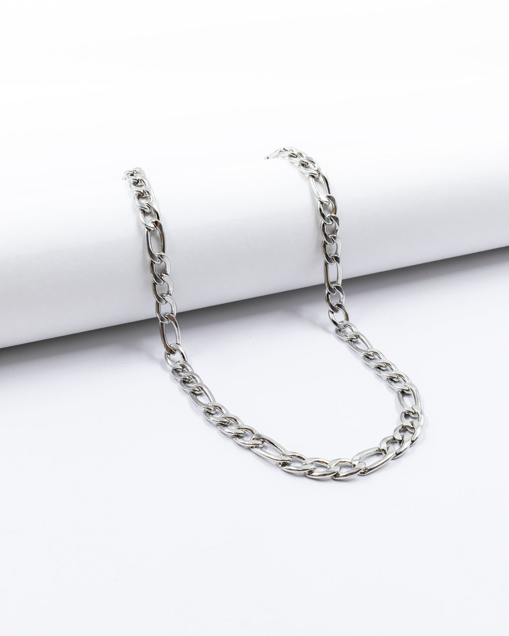 Cadenas Larga de Eslabon Plateada M7 Acero Inoxidable