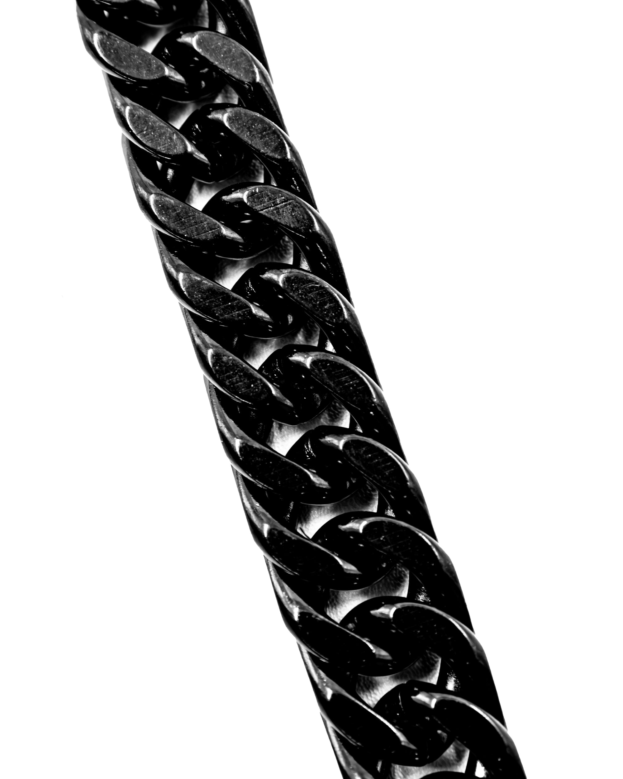 Cadenas Larga de Eslabon Negro M2 Acero Inoxidable