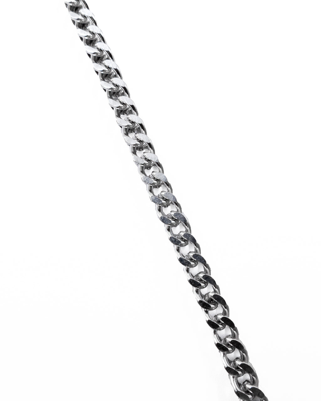 Cadenas Larga de Eslabon Plateada M11 Acero Inoxidable