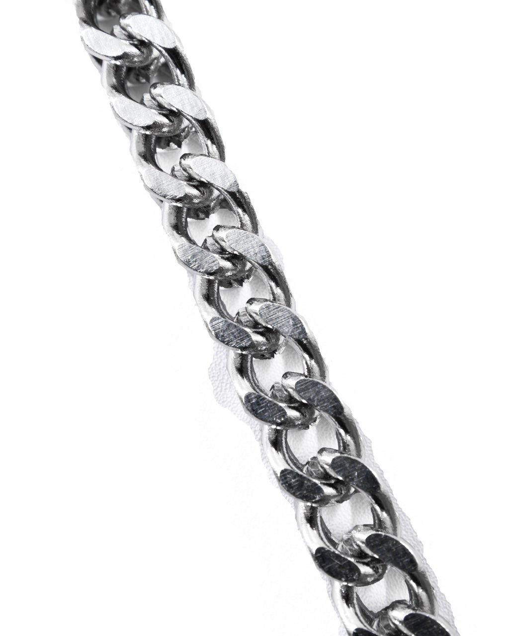 Cadenas Larga de Eslabon Plateada M11 Acero Inoxidable
