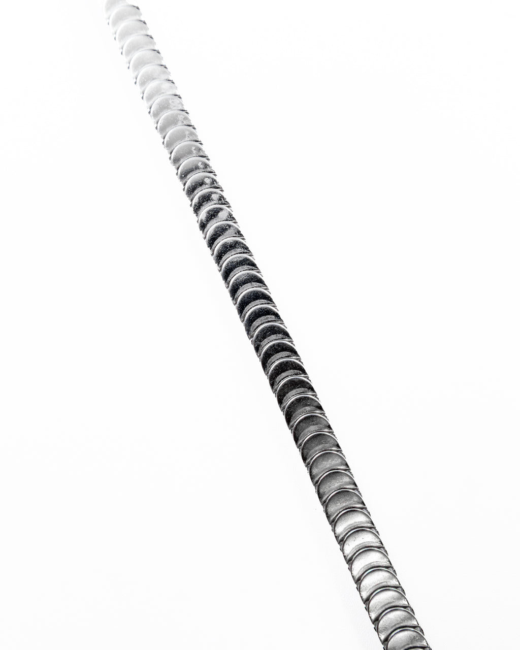 Cadenas Larga de Eslabon Plateada M15 Acero Inoxidable