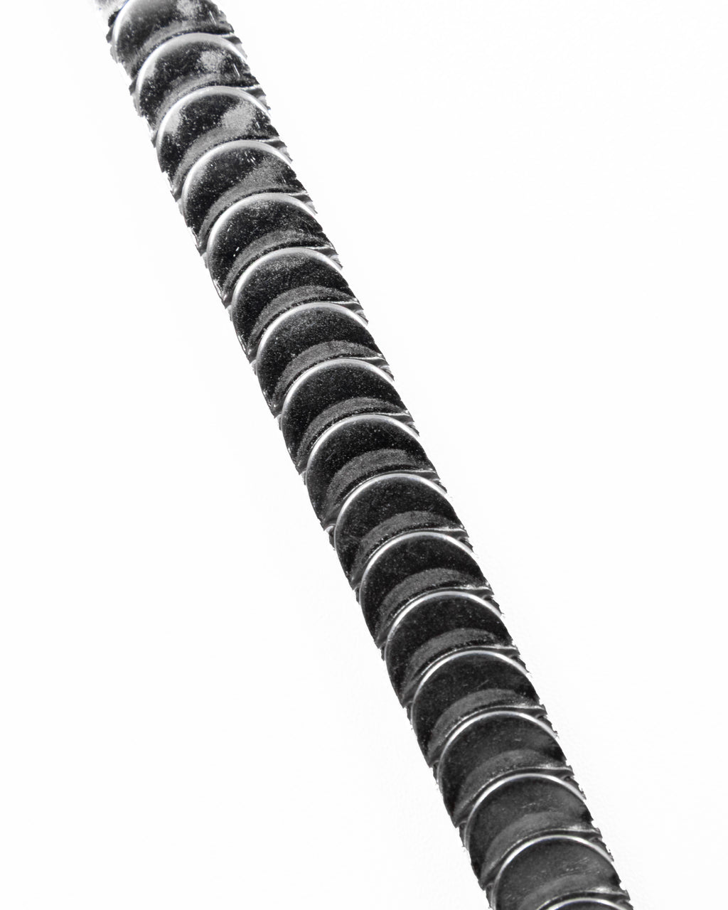 Cadenas Larga de Eslabon Plateada M15 Acero Inoxidable