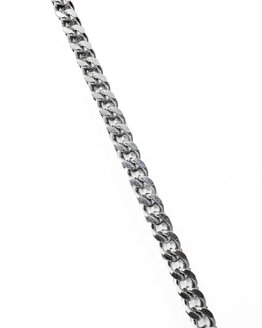 Cadenas Larga de Eslabon Plateada M13 Acero Inoxidable