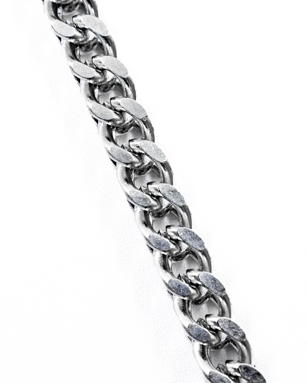 Cadenas Larga de Eslabon Plateada M13 Acero Inoxidable