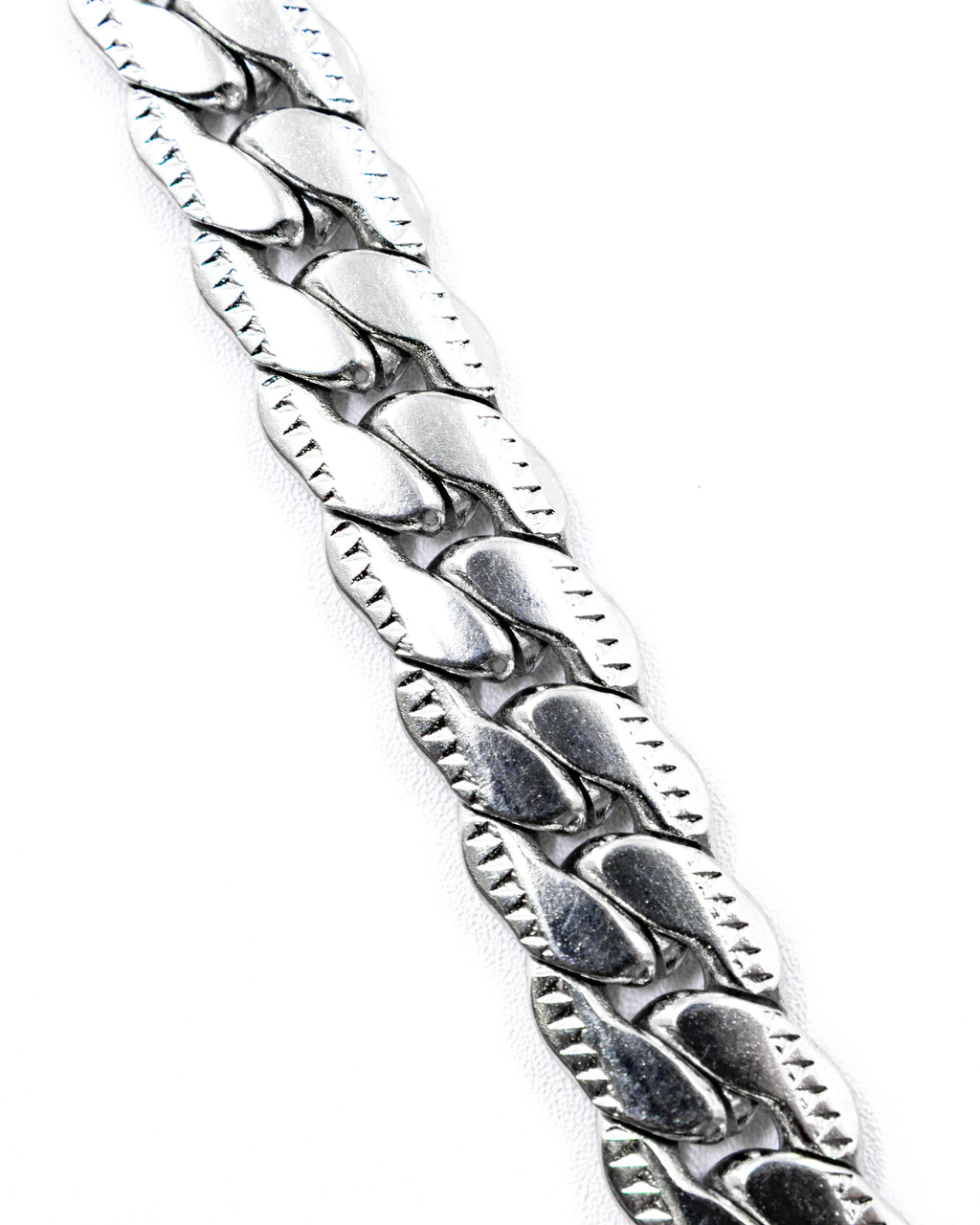 Cadenas Larga de Eslabon Plateada M8 Acero Inoxidable