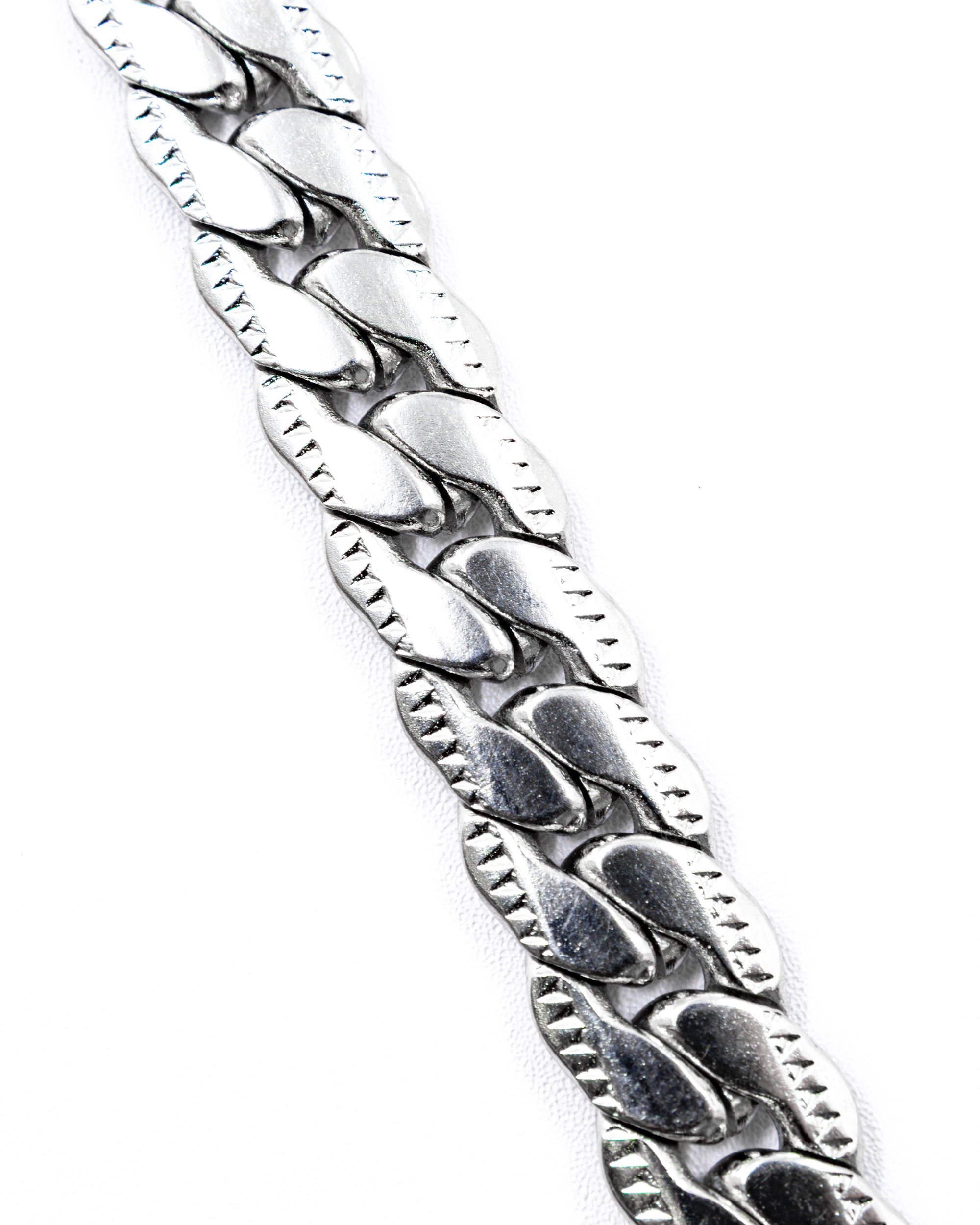Cadenas Larga de Eslabon Plateada M8 Acero Inoxidable
