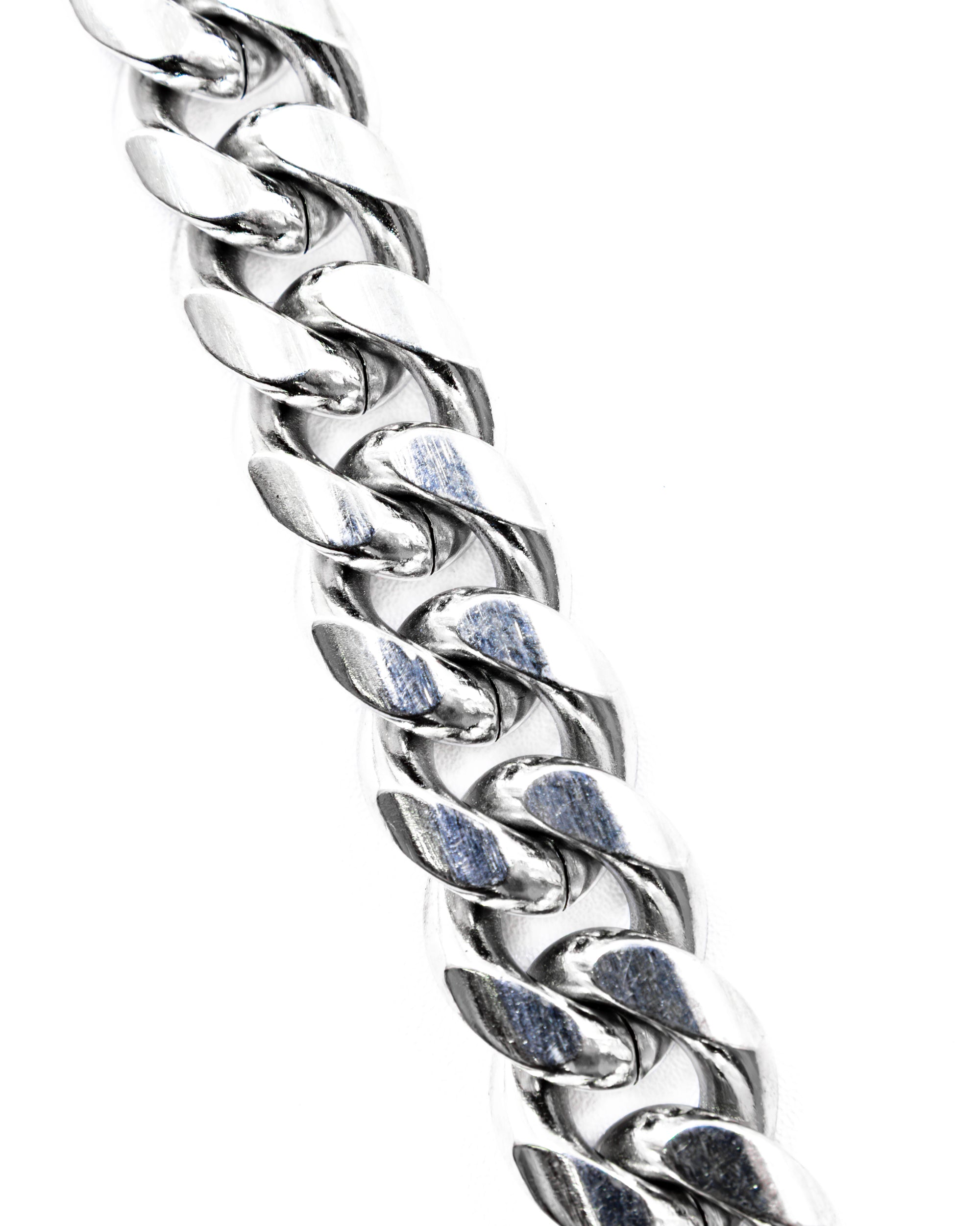 Cadenas Larga de Eslabon Plateada M10 Acero Inoxidable