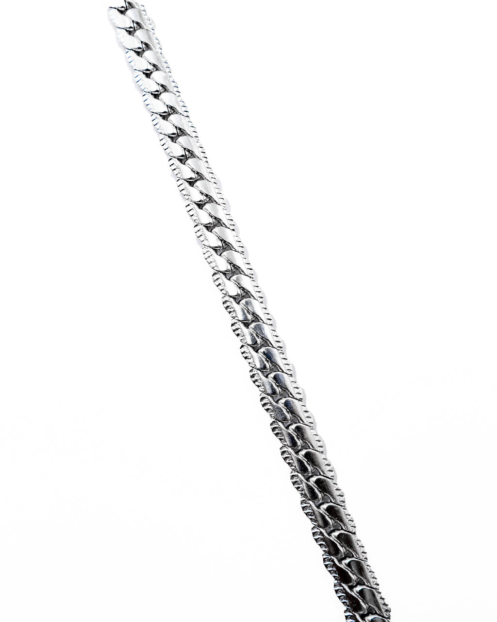 Cadenas Larga de Eslabon Plateada M9 Acero Inoxidable