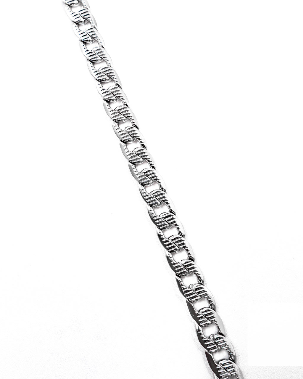 Cadenas Larga de Eslabon Plateada M3 Acero Inoxidable