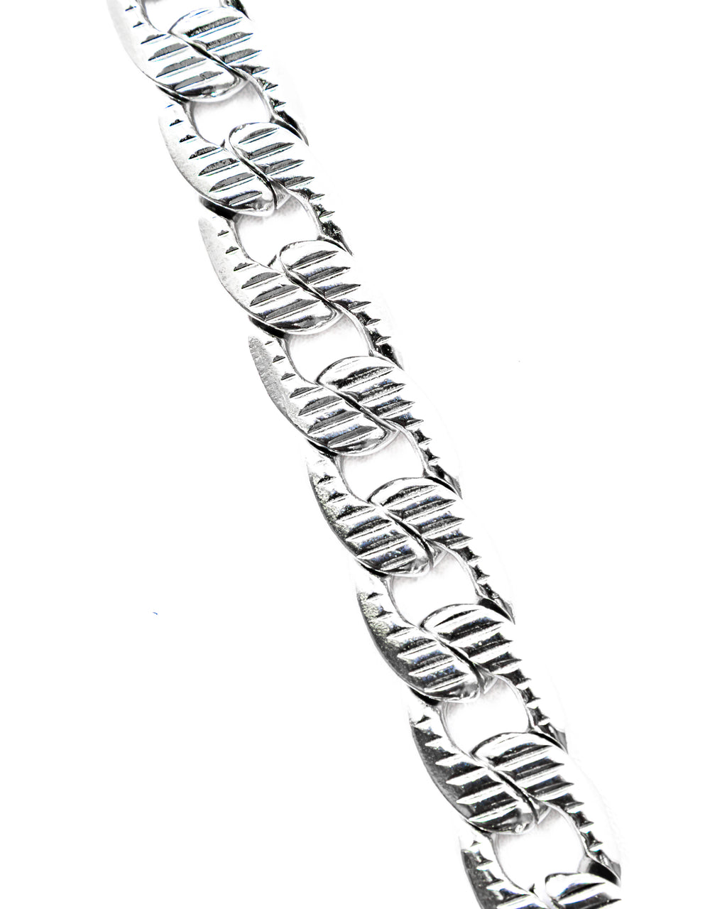 Cadenas Larga de Eslabon Plateada M3 Acero Inoxidable