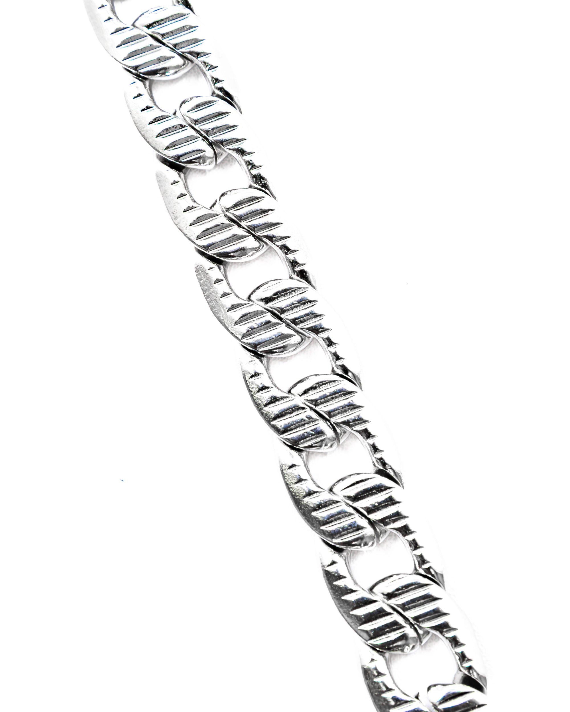 Cadenas Larga de Eslabon Plateada M3 Acero Inoxidable