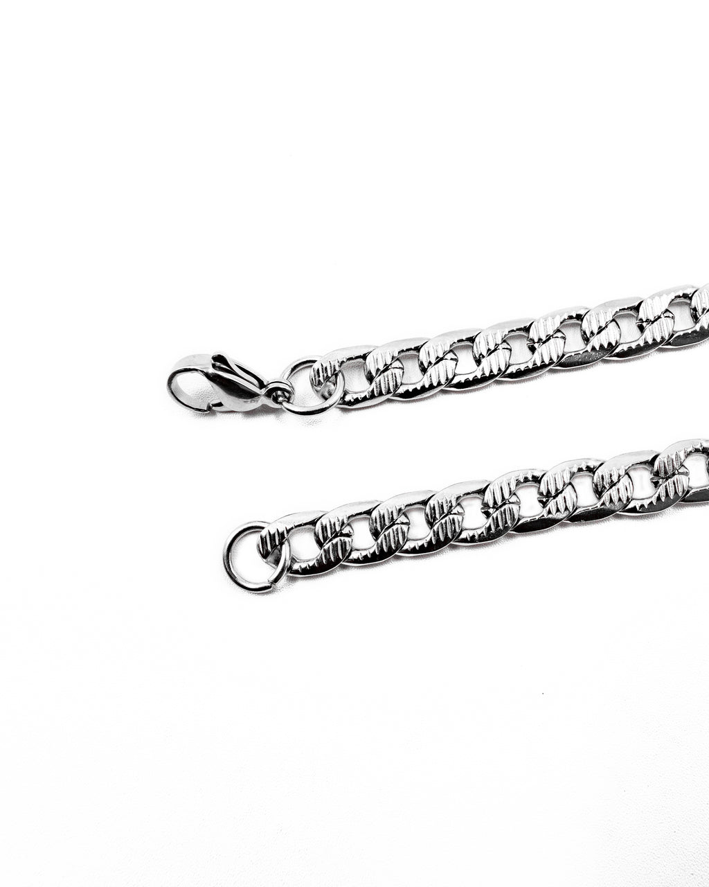 Cadenas Larga de Eslabon Plateada M3 Acero Inoxidable