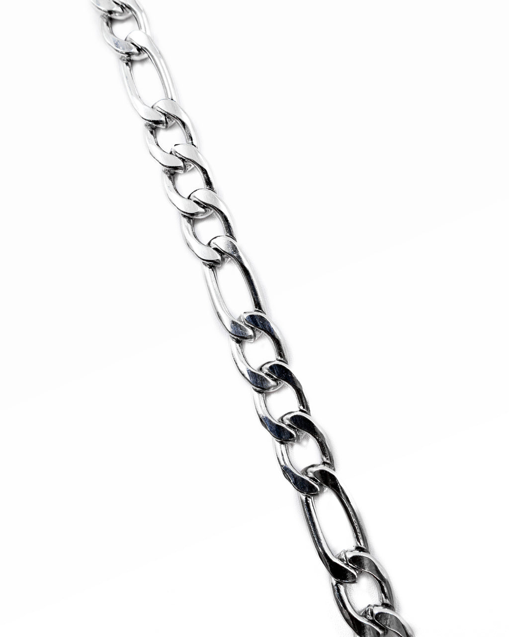 Cadenas Larga de Eslabon Plateada M1 Acero Inoxidable