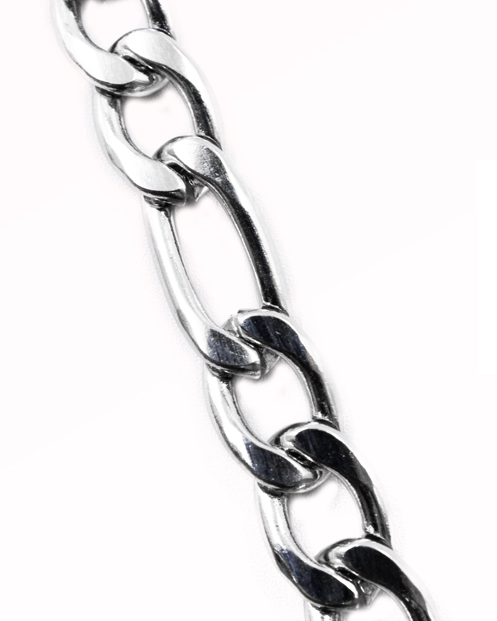 Cadenas Larga de Eslabon Plateada M1 Acero Inoxidable