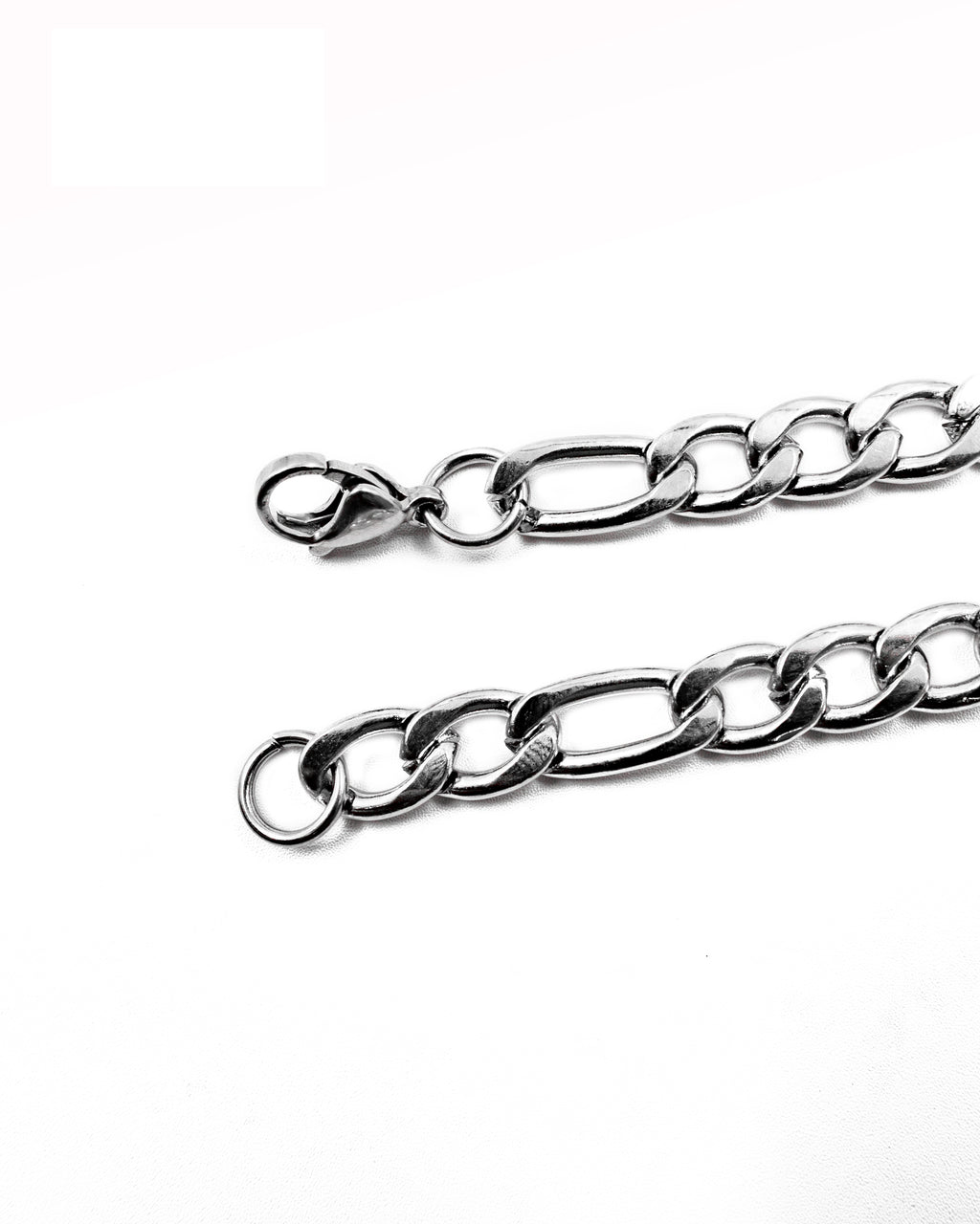 Cadenas Larga de Eslabon Plateada M1 Acero Inoxidable