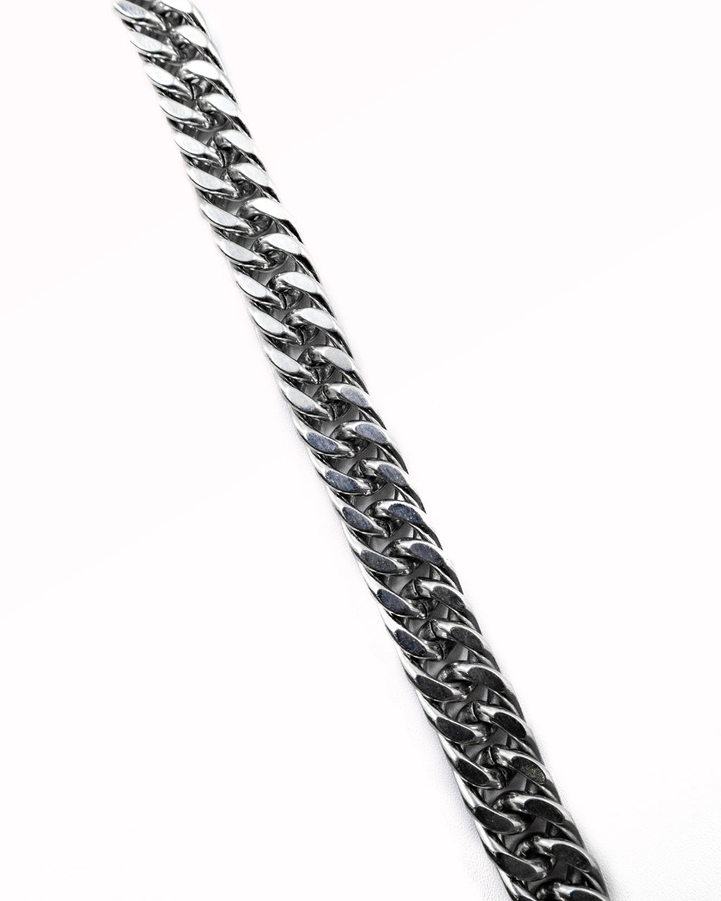 Cadenas Larga de Eslabon Plateada M16 Acero Inoxidable