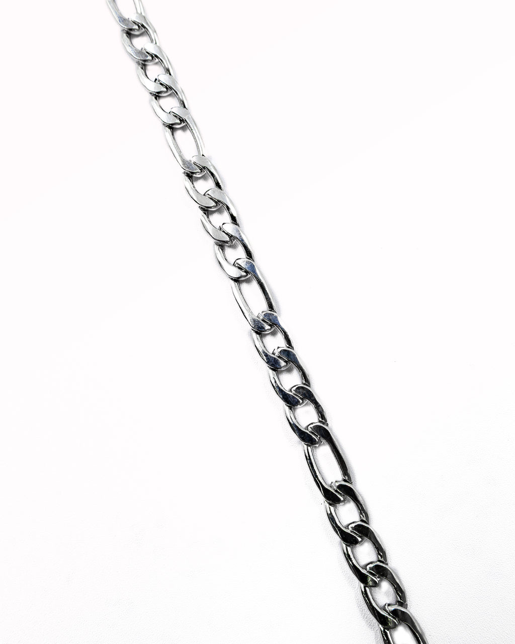 Cadenas Larga de Eslabon Plateada M2 Acero Inoxidable