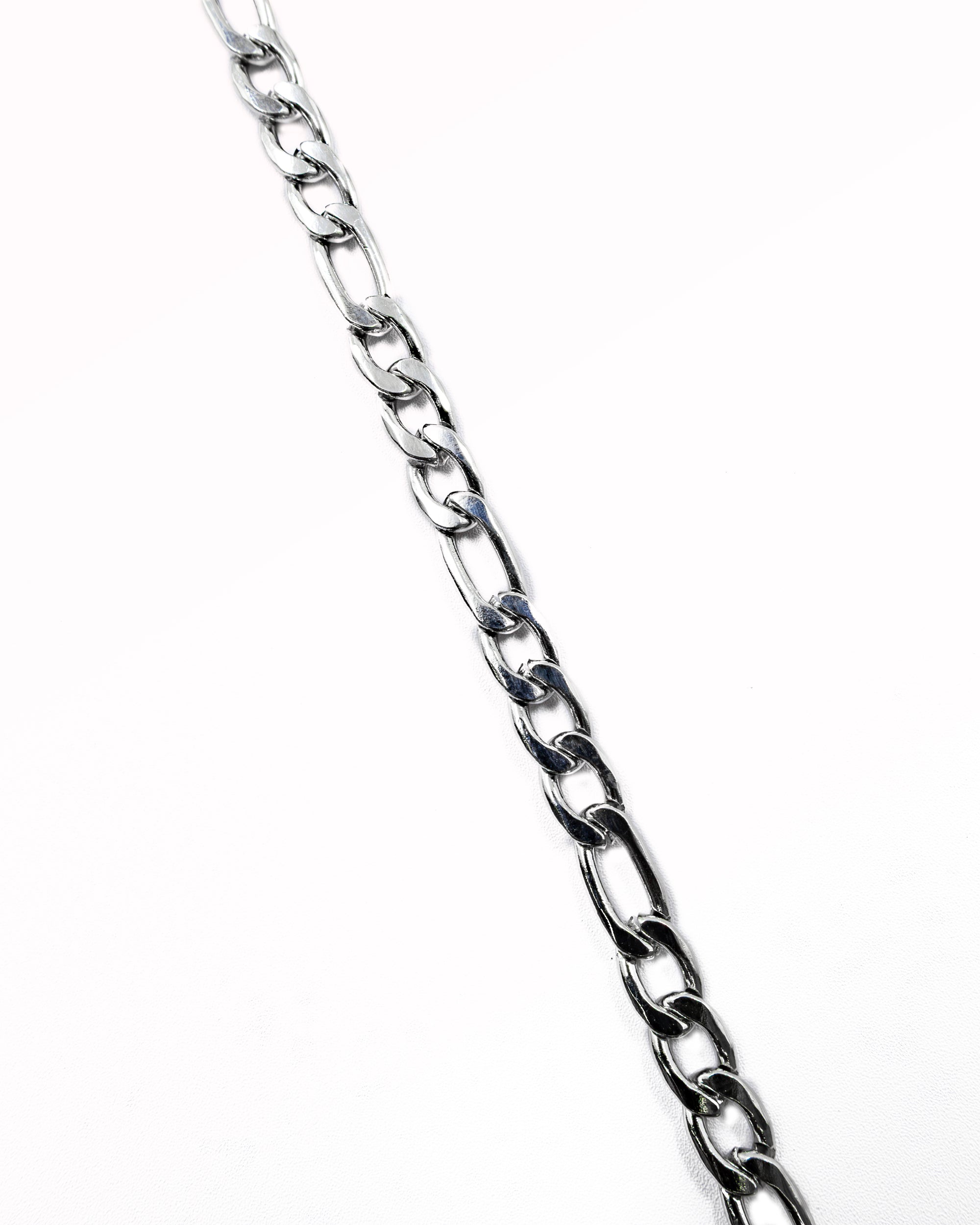 Cadenas Larga de Eslabon Plateada M2 Acero Inoxidable