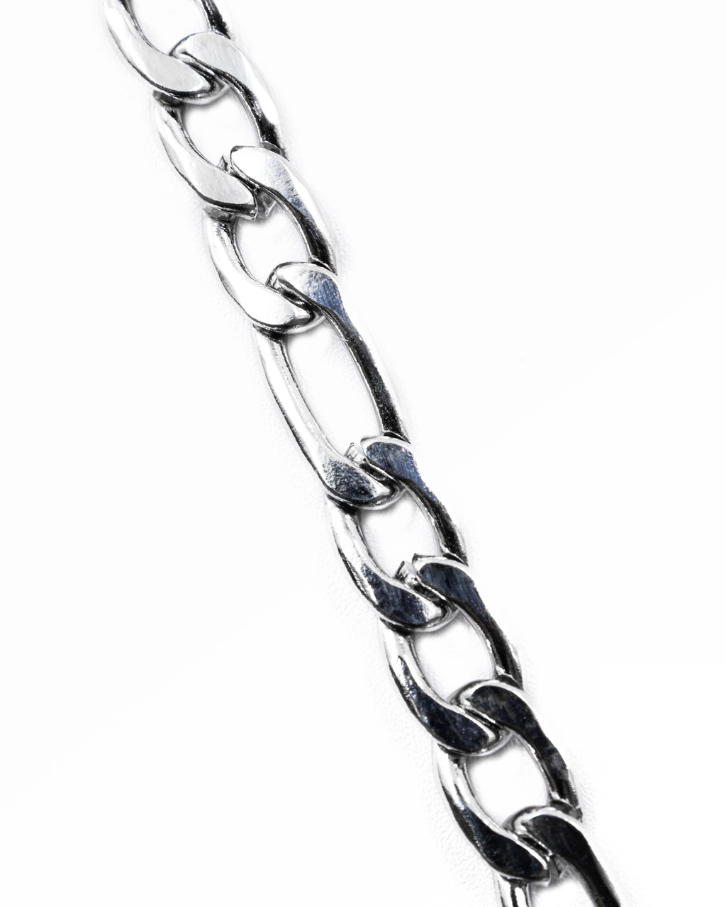 Cadenas Larga de Eslabon Plateada M2 Acero Inoxidable