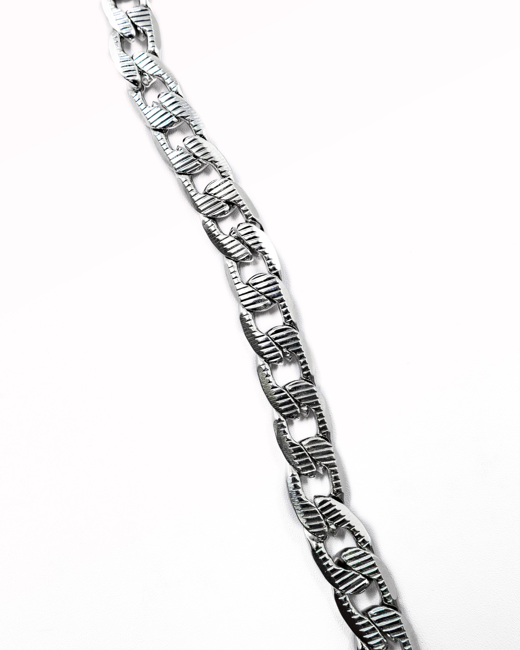 Cadenas Larga de Eslabon Plateada M4 Acero Inoxidable