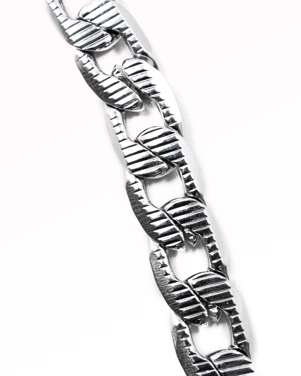 Cadenas Larga de Eslabon Plateada M4 Acero Inoxidable