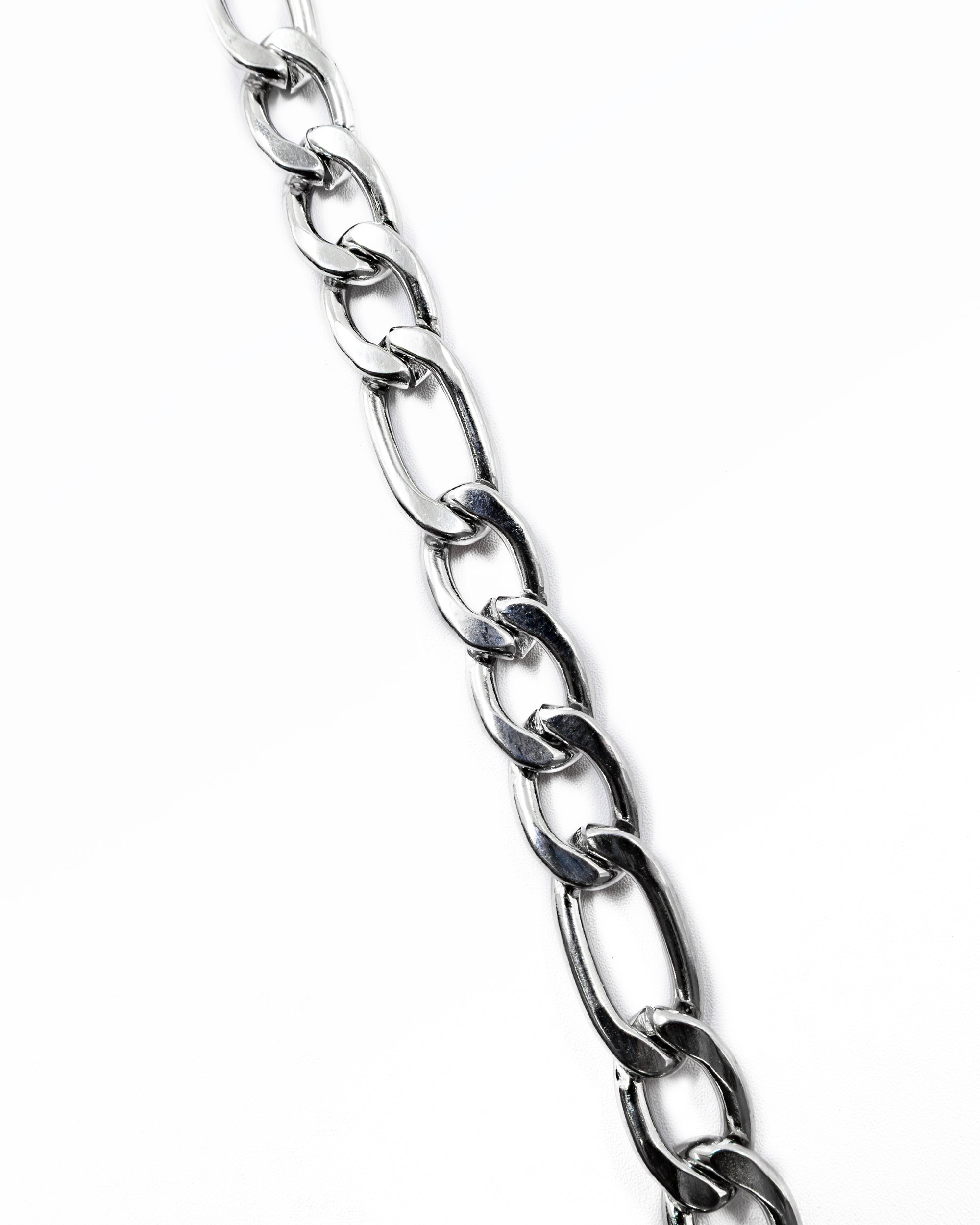 Cadenas Larga de Eslabon Plateada M7 Acero Inoxidable