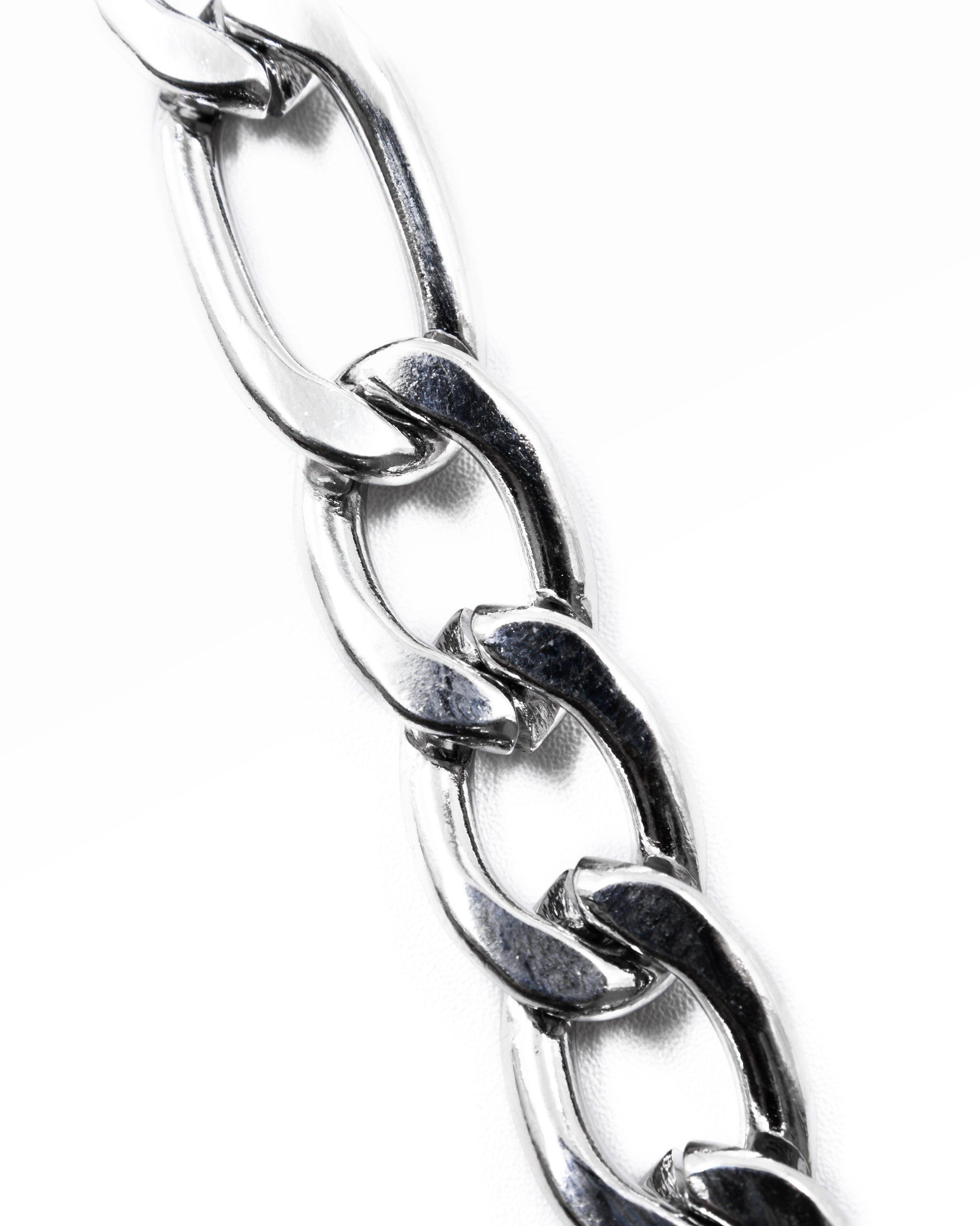 Cadenas Larga de Eslabon Plateada M7 Acero Inoxidable