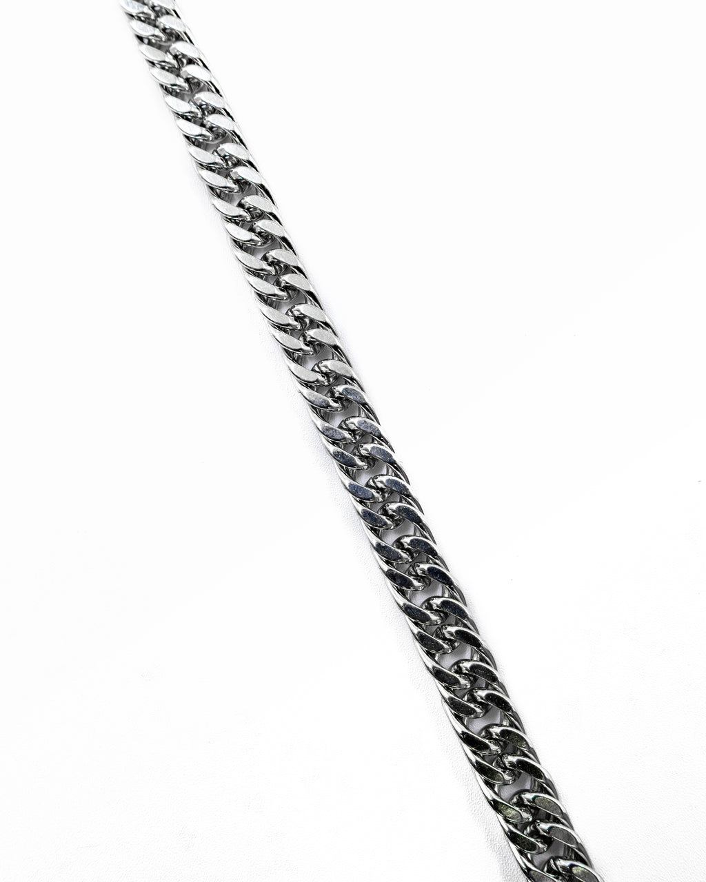 Cadenas Larga de Eslabon Plateada M12 Acero Inoxidable